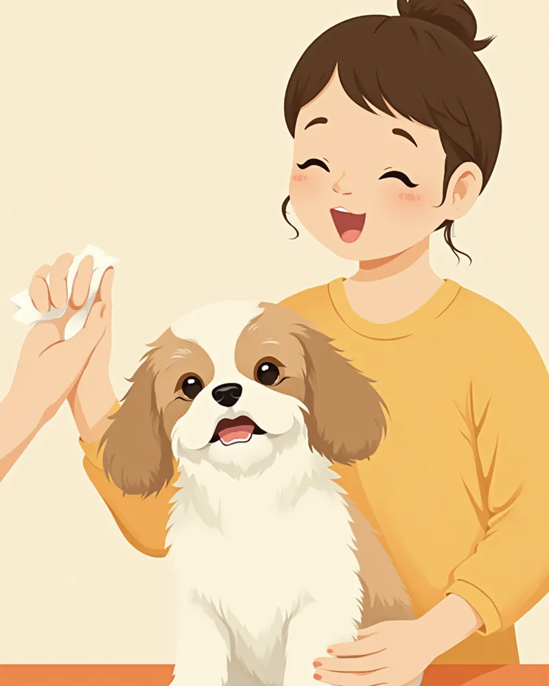 시추 눈 주변 분비물 닦기 — 매일 하는 눈 관리 루틴