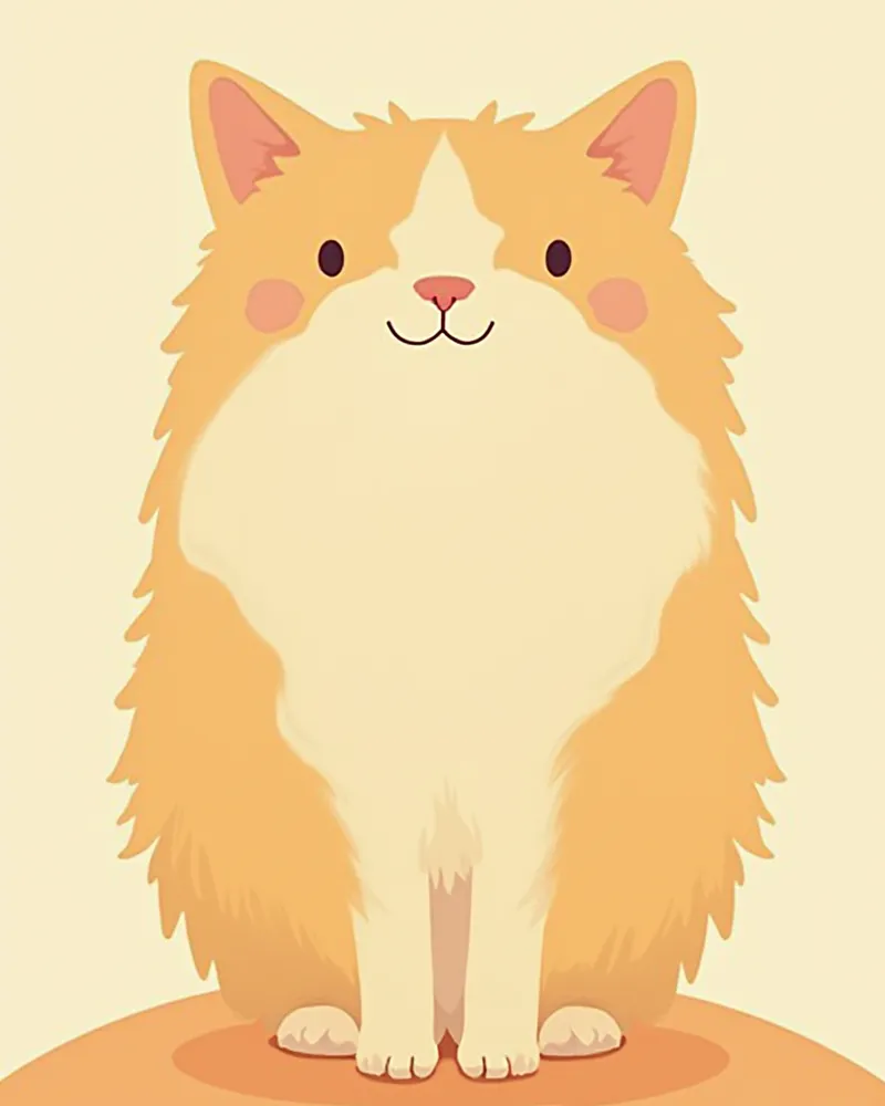 풍성한 장모가 매력적인 미뉴엣 고양이