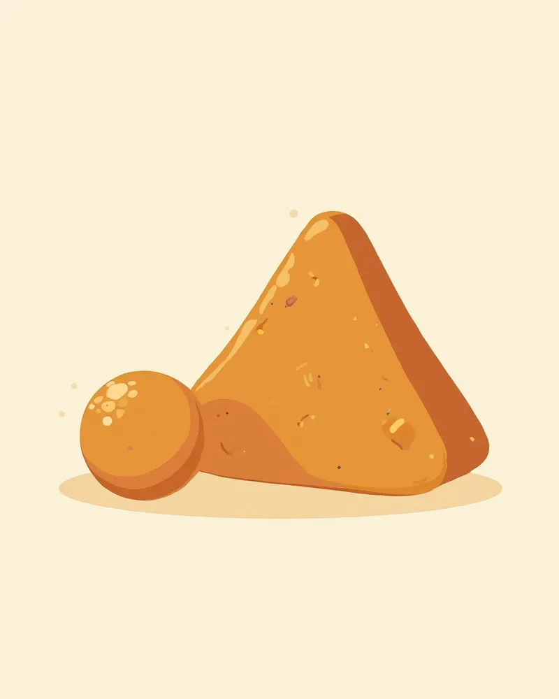 소형견용 작은 알갱이와 대형견용 큰 알갱이 클로즈업