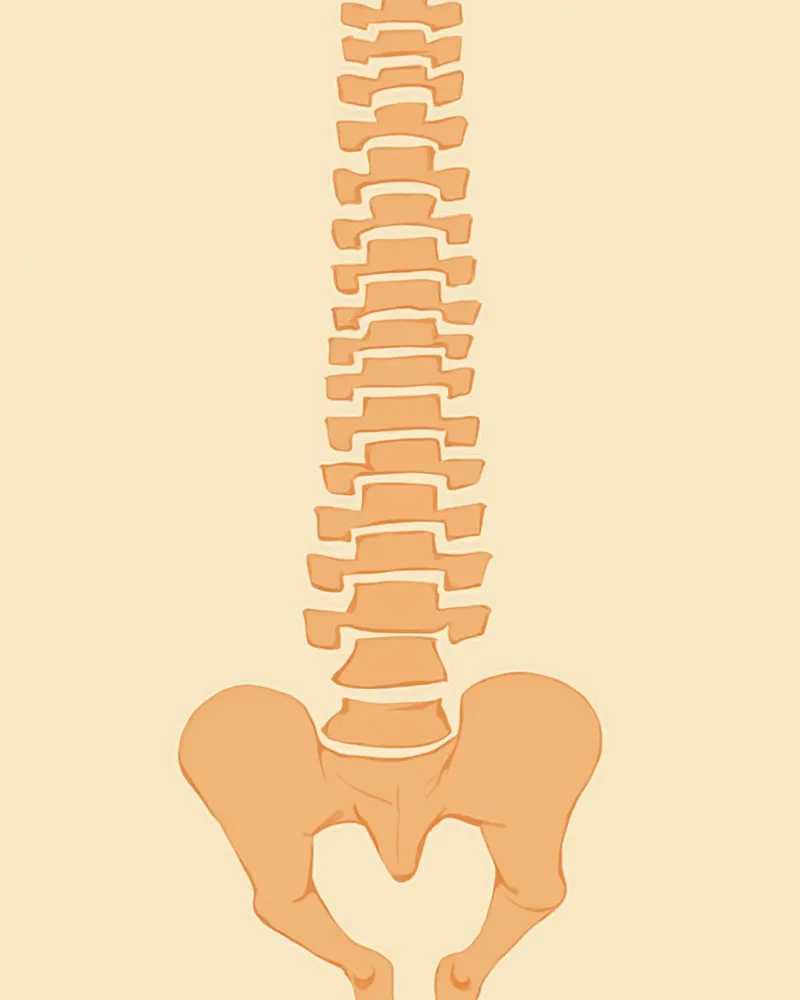 척추 융합 수술 과정 개념도