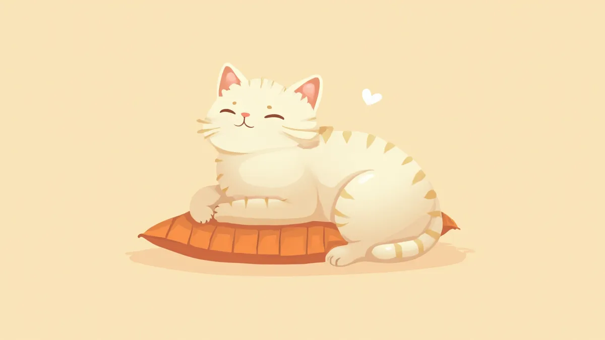 편안하게 앉아 있는 15세 이상 초고령묘