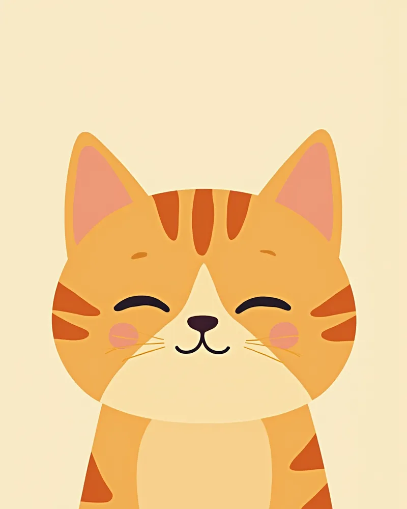 고등어 태비 고양이 얼굴 M자 이마 무늬 클로즈업