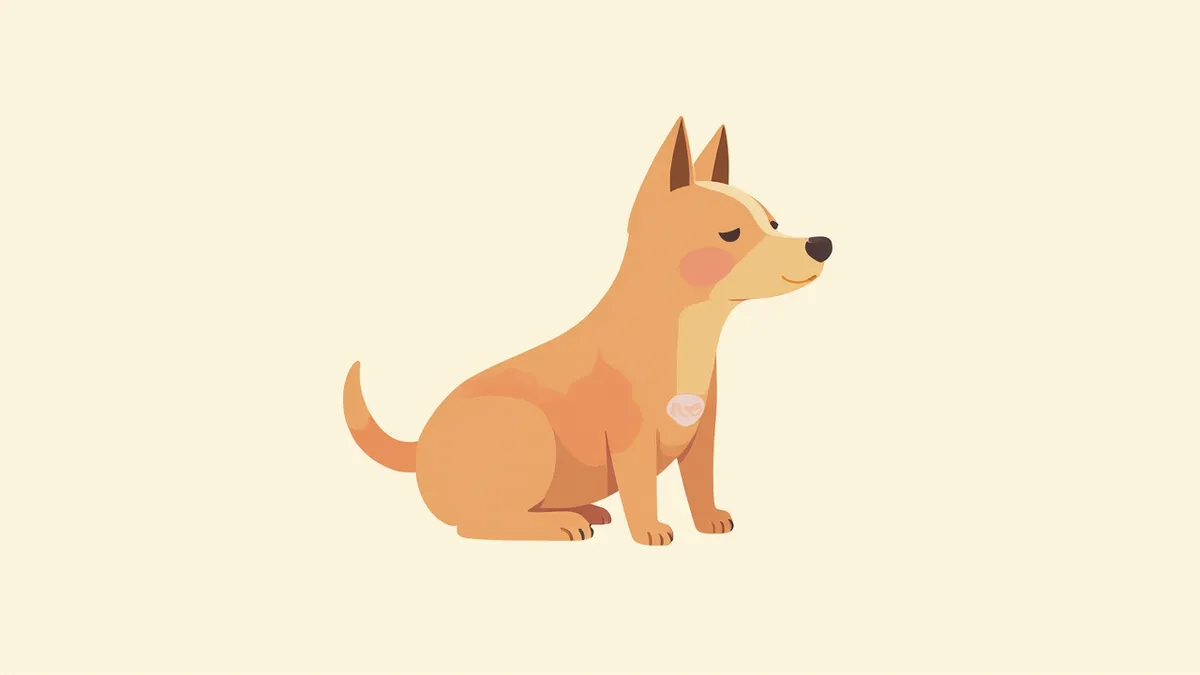 강아지 정소 해부 구조 일러스트