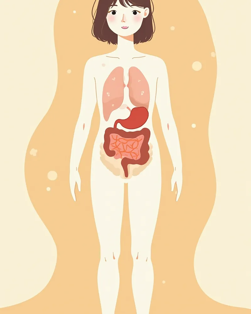 톡소카라증 증상별 분류를 보여주는 체크리스트 이미지