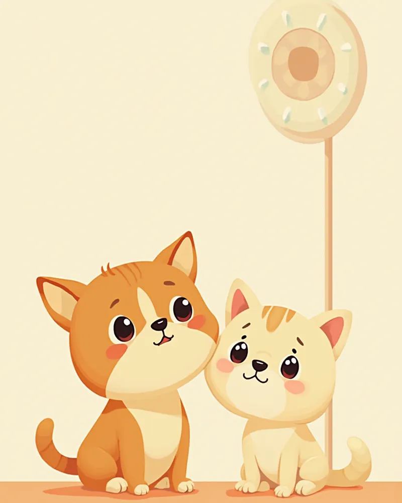 영상 검사를 기다리는 강아지와 고양이