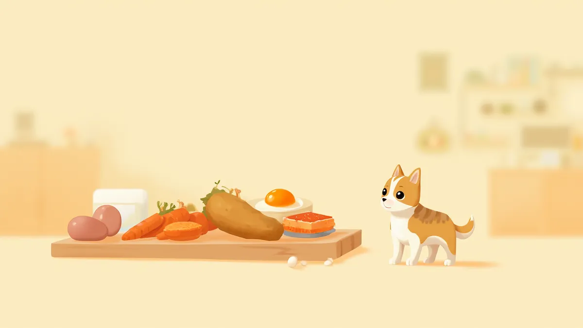 비타민A가 풍부한 식재료와 강아지, 고양이