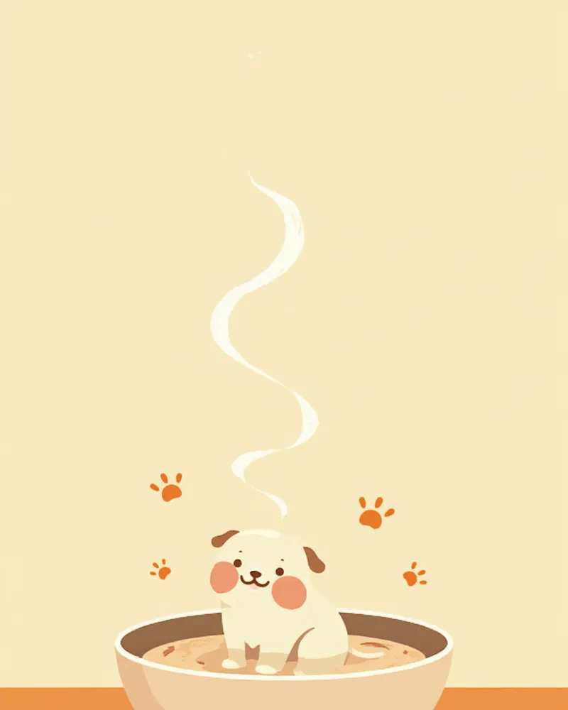 얕은 접시에 담긴 이유식