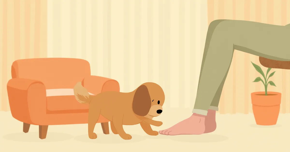 강아지가 내 발 핥는 이유, 애정 표현일까 스트레스 신호일까