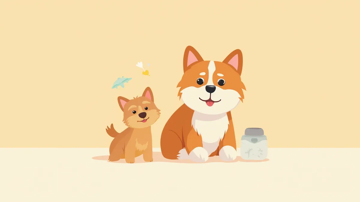 요크셔테리어가 동물병원에서 검진을 받는 모습